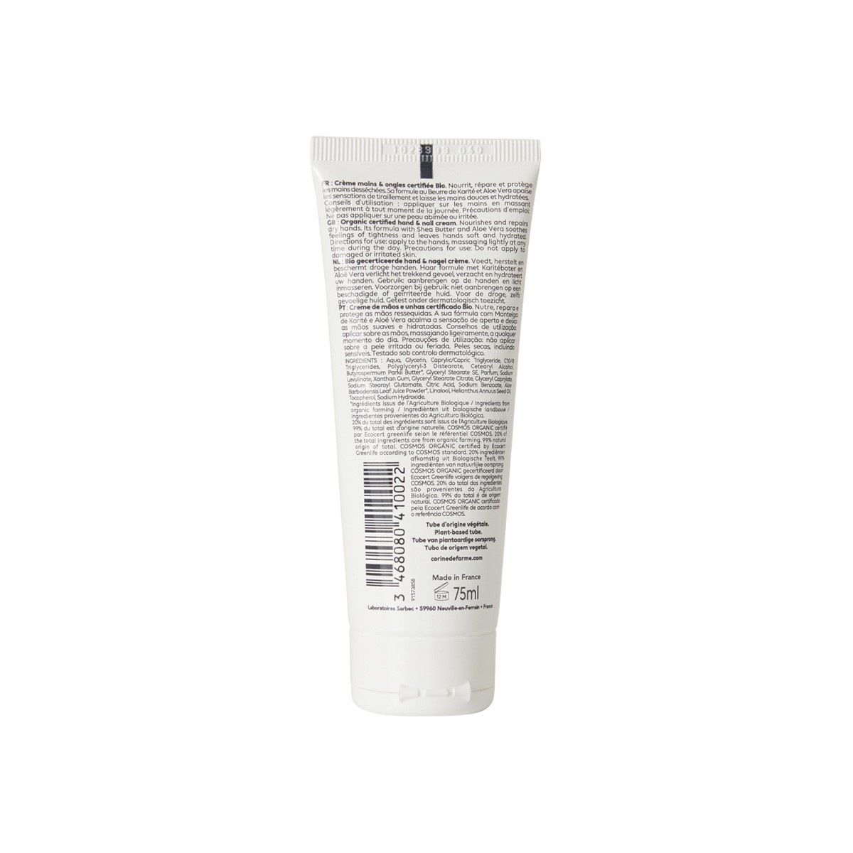 CORINE DE FARME Crème mains Bio