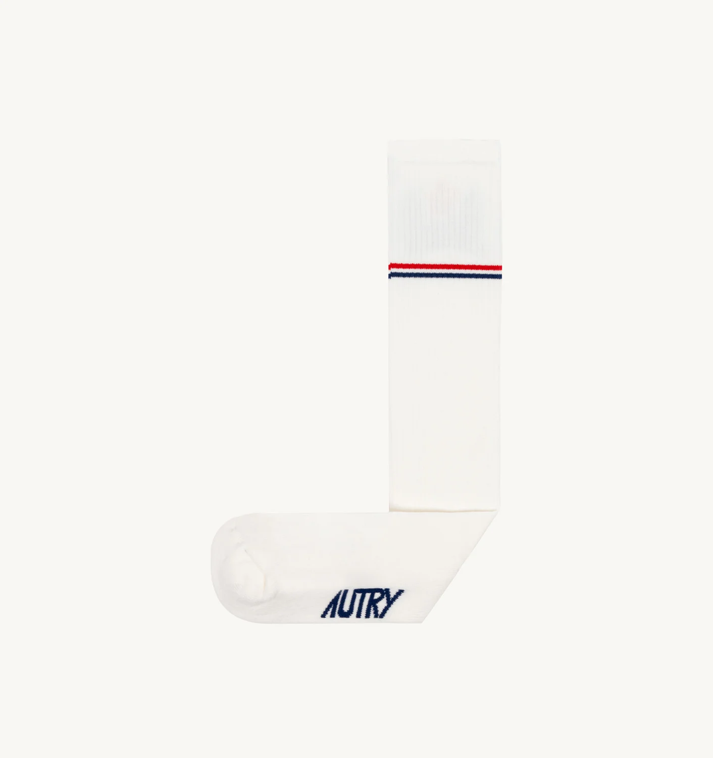 ȘOSETE ALBE DIN BUMBAC TERRY CU LOGO
