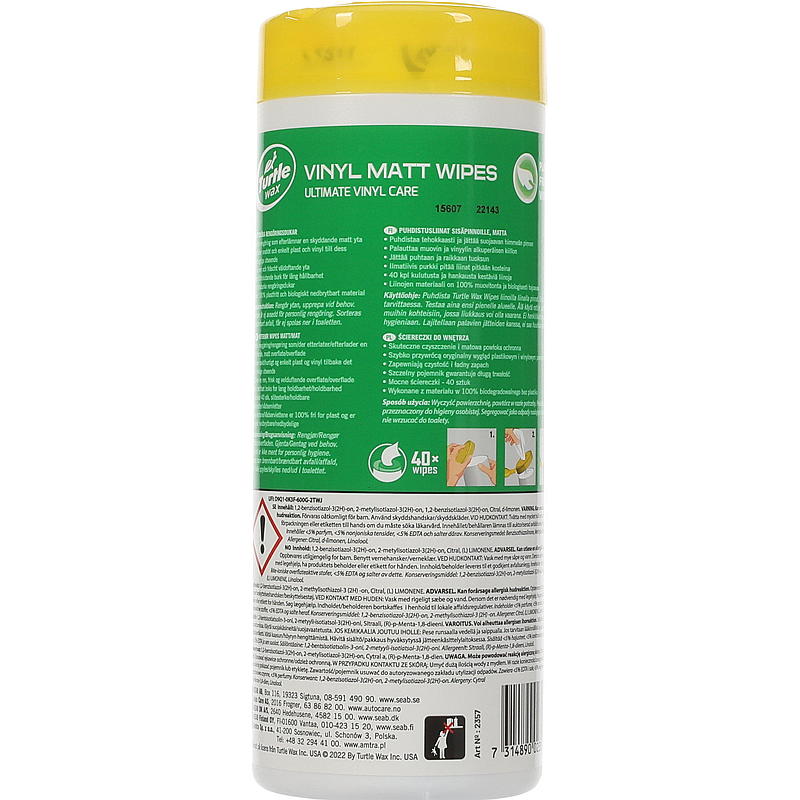 Turtle Wipes Vinylmatte Turtle Wax