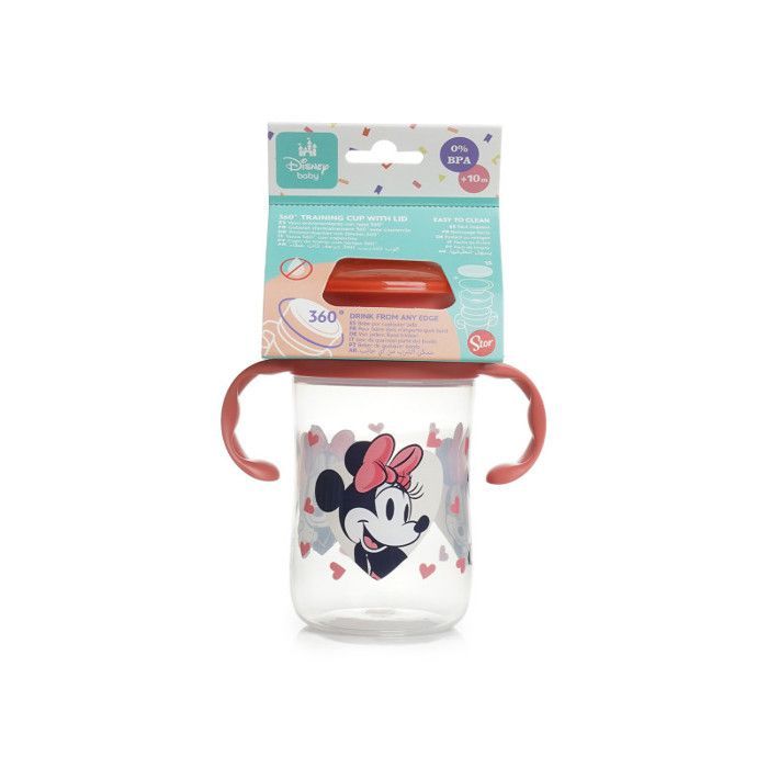 Bicchiere per l'addestramento - THERMOBABY - 360 gradi - Con disco anti-perdita - Minnie