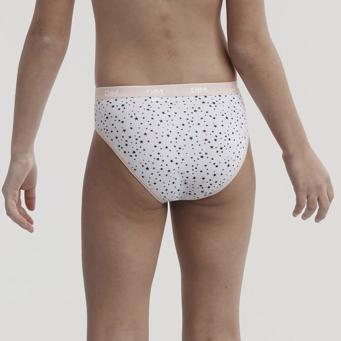 Braguitas Dim - 093G6 - Braguitas de algodón suave para niñas x6