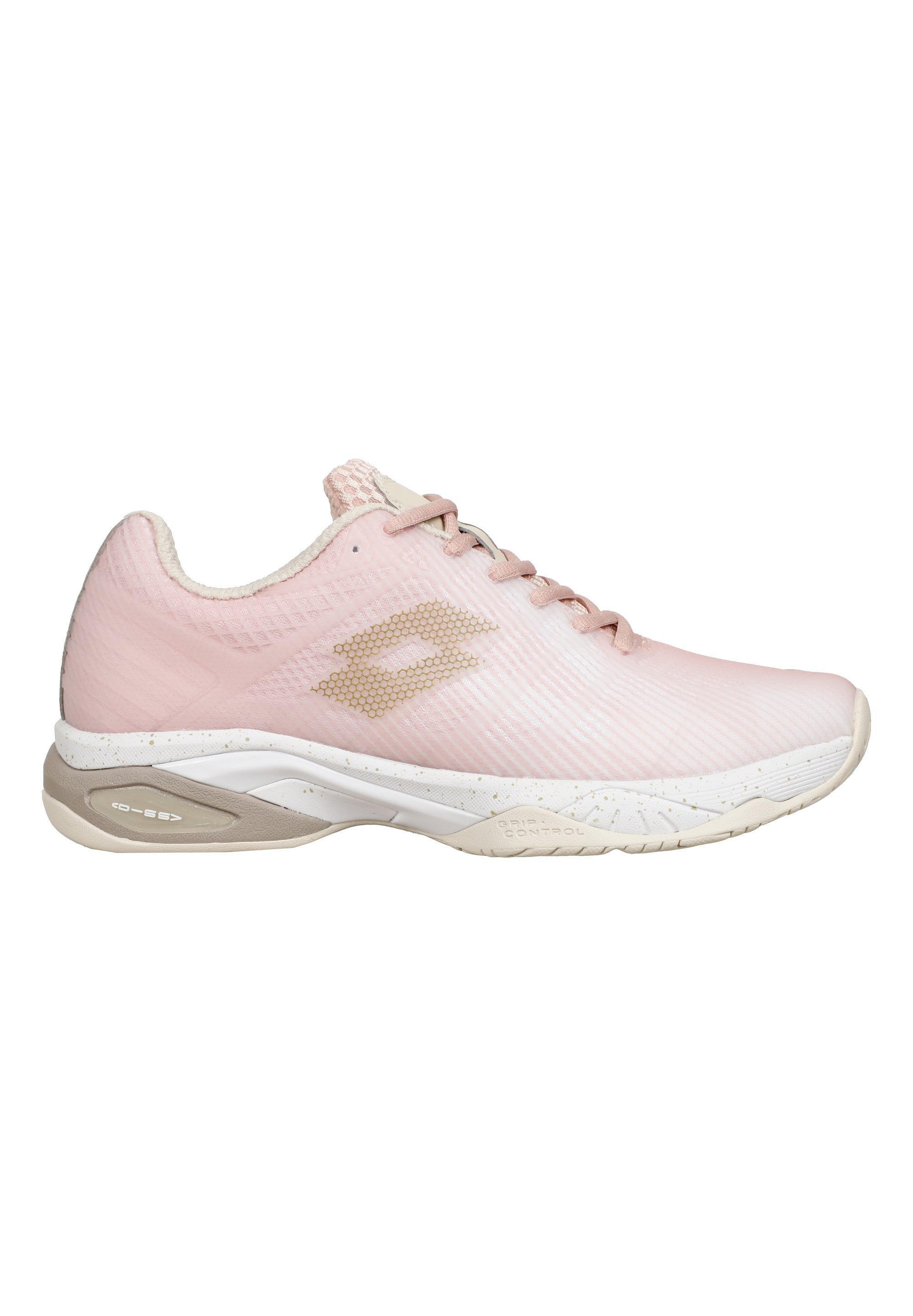 Lotto MIRAGE 300 III - Chaussures de tennis multicourts - abricot blanc gris clair