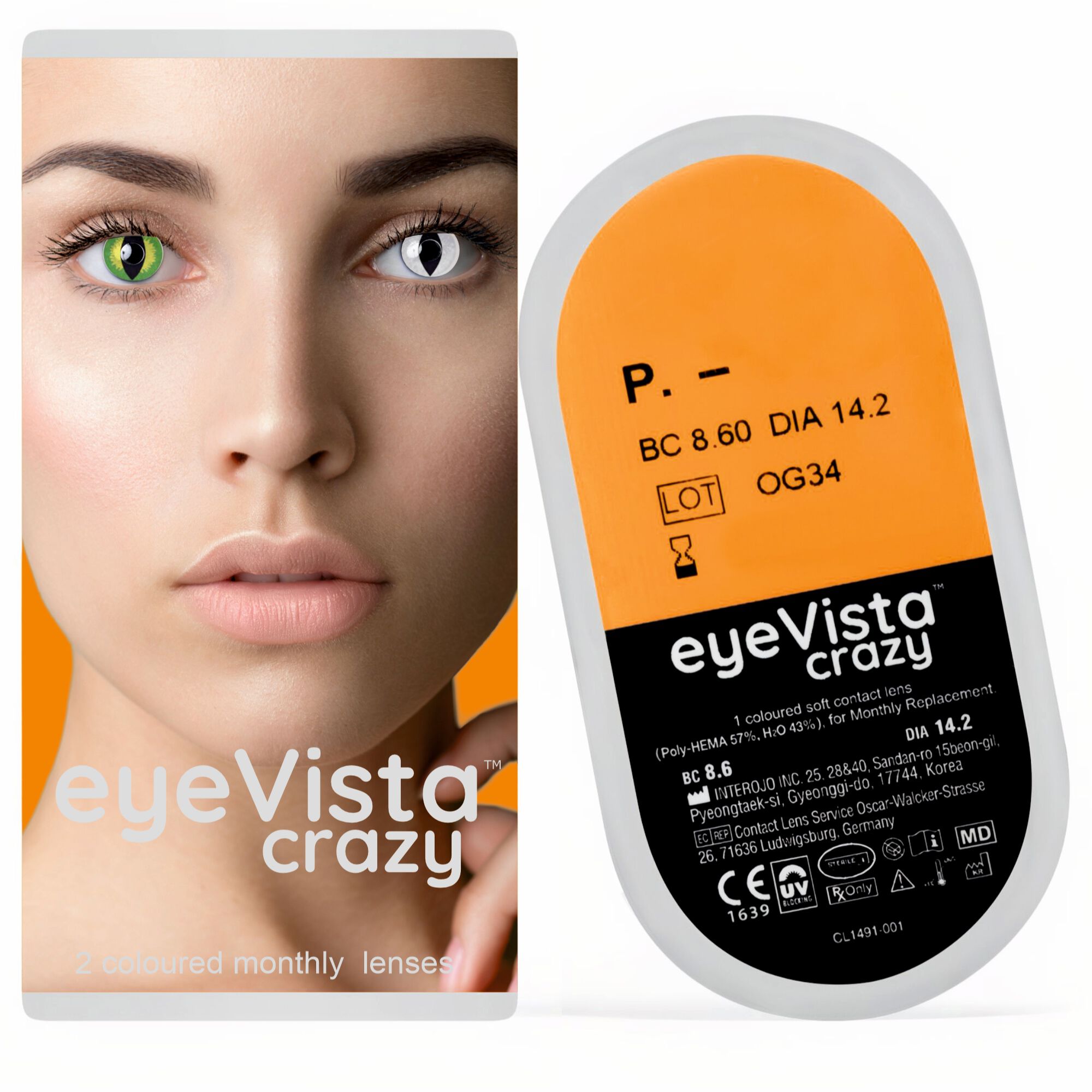 EyeVista Crazy Zombie Black