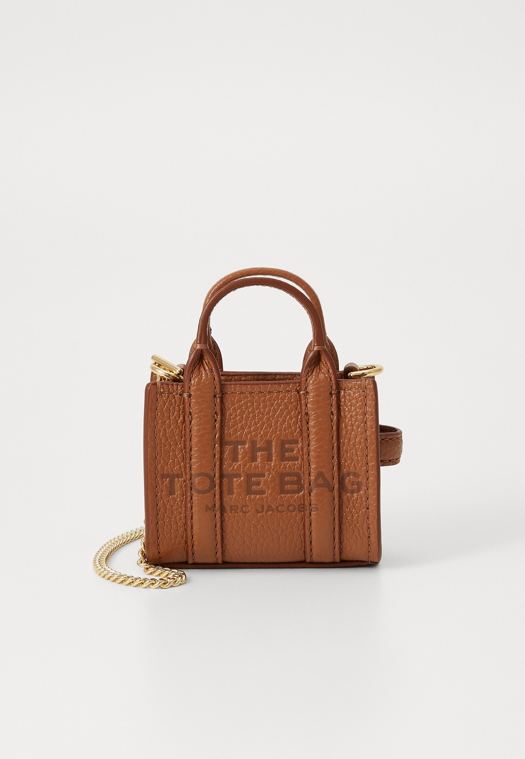 MARC JACOBS THE NANO TOTE CROSSBODY - Sleutelhanger - arganolie