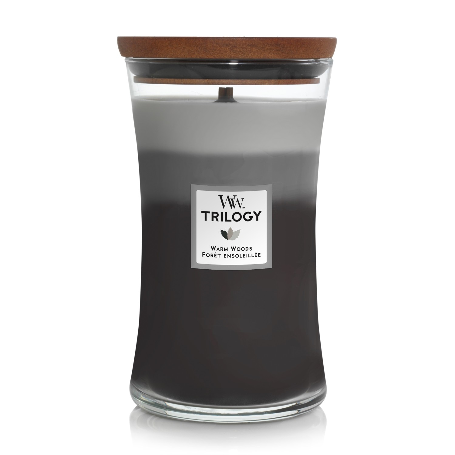 Trilogie de bougies WoodWick Bois Chauds - 610 g