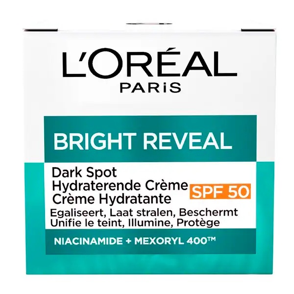 L'Oréal Paris Bright Reveal vlažilna krema za temne madeže SPF50, 50 ml, za vse tipe kože