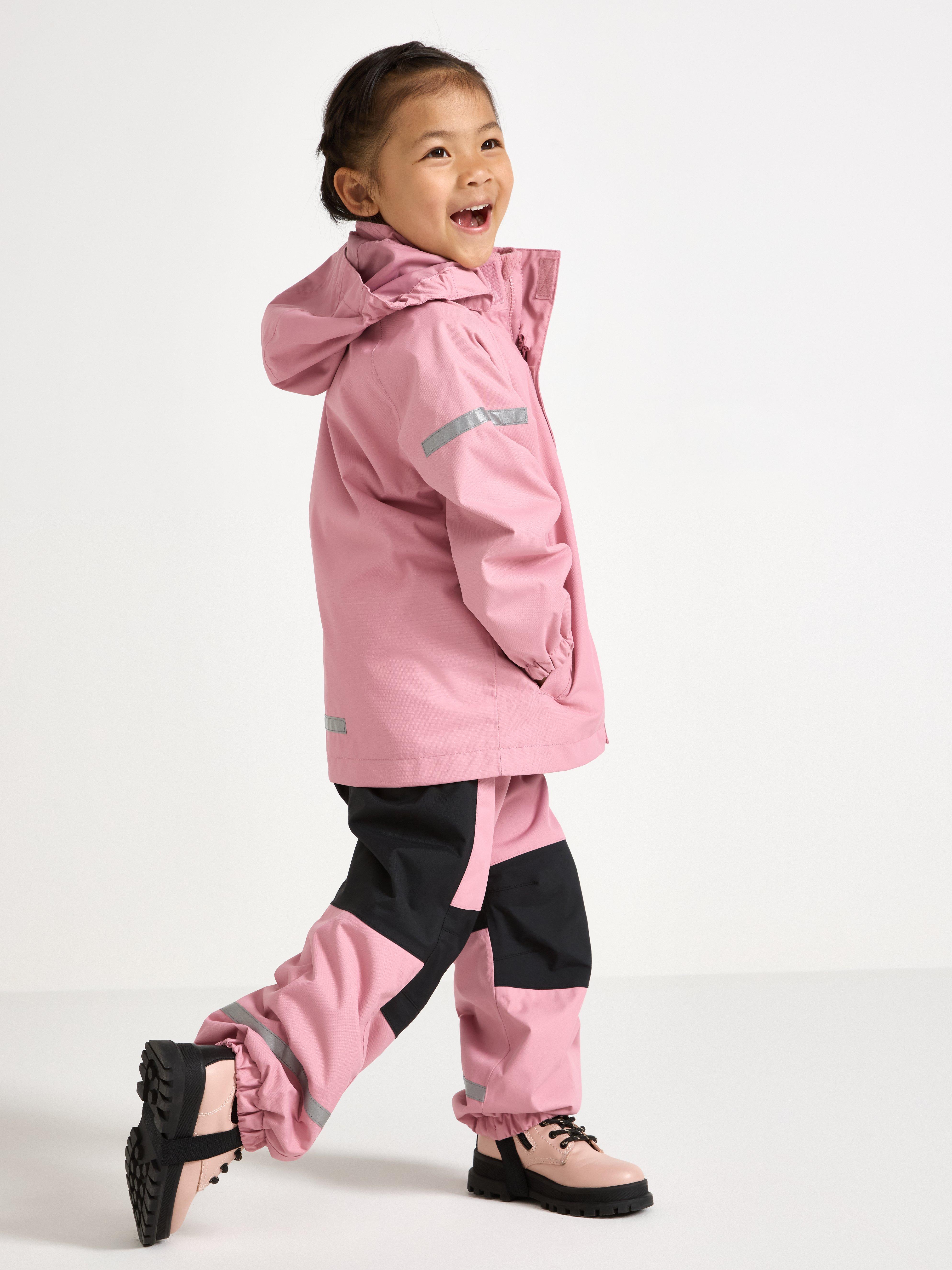 Nepromokavá shellová bunda Dark Dusty Pink