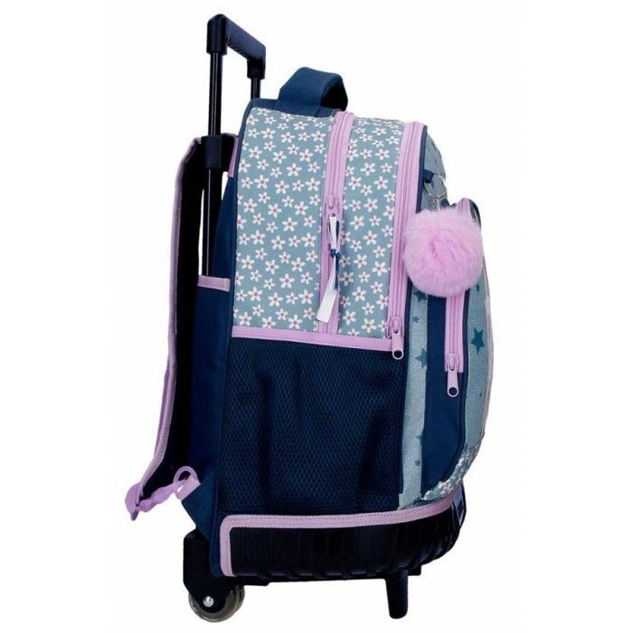 Mochila con ruedas - DISNEY - Estilo Minnie - Azul - Color primario - 25L