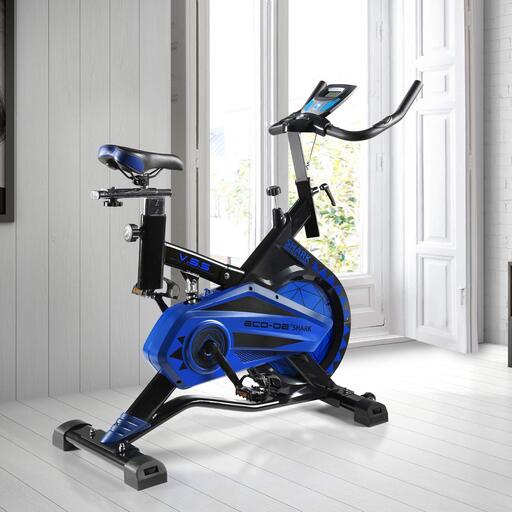 Ecode Shark spinningfiets met 20 kg vliegwiel