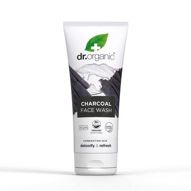 Dr. Organic Charcoal Face Wash Detoxify & Refresh ansigtsrensegel med trækul til kombineret hud 200 ml