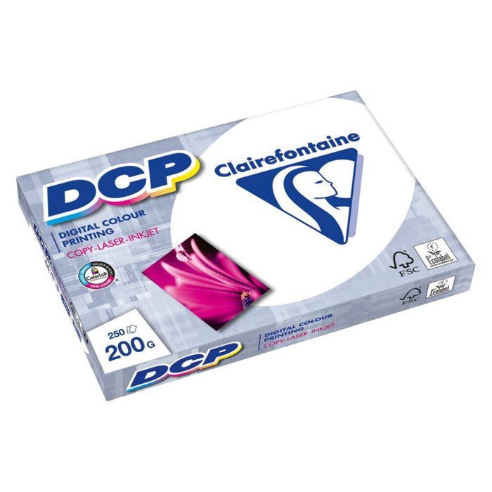 DCP Paper - Clairefontaine - A4 - 200 g/m² - 250 sheets - White