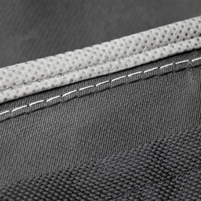 Funda protectora de poliéster de alta calidad para carro de plancha, 100 x 60 x 90 cm, color antracita.