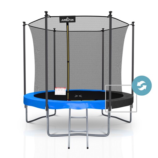 Classique Trampoline 244 cm 8 ft - Indoor Net, Omkeerbare Veiligheidsmat en Ladder