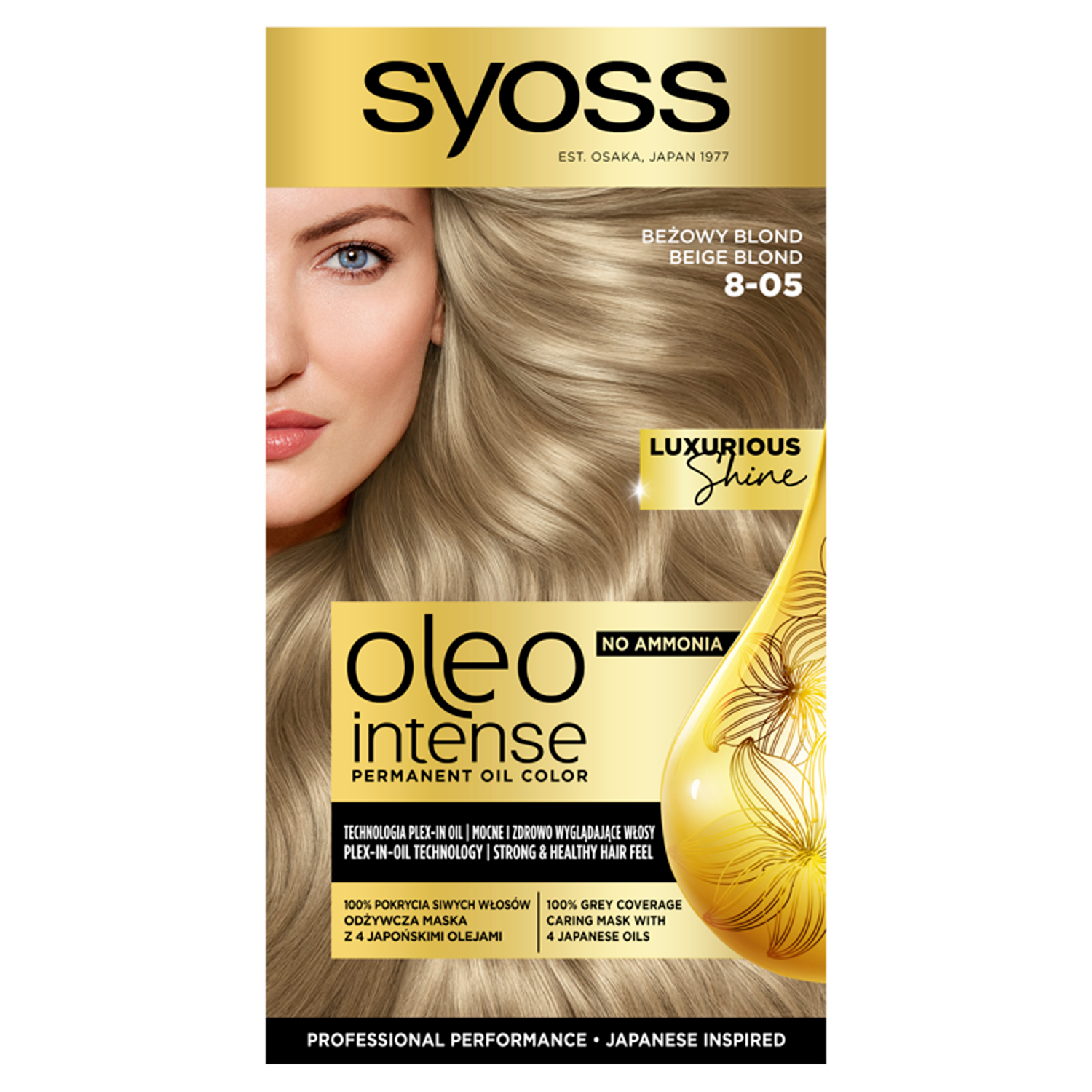 Syoss matu krāsa 7-10 dabīgi blonda Oleo Intense