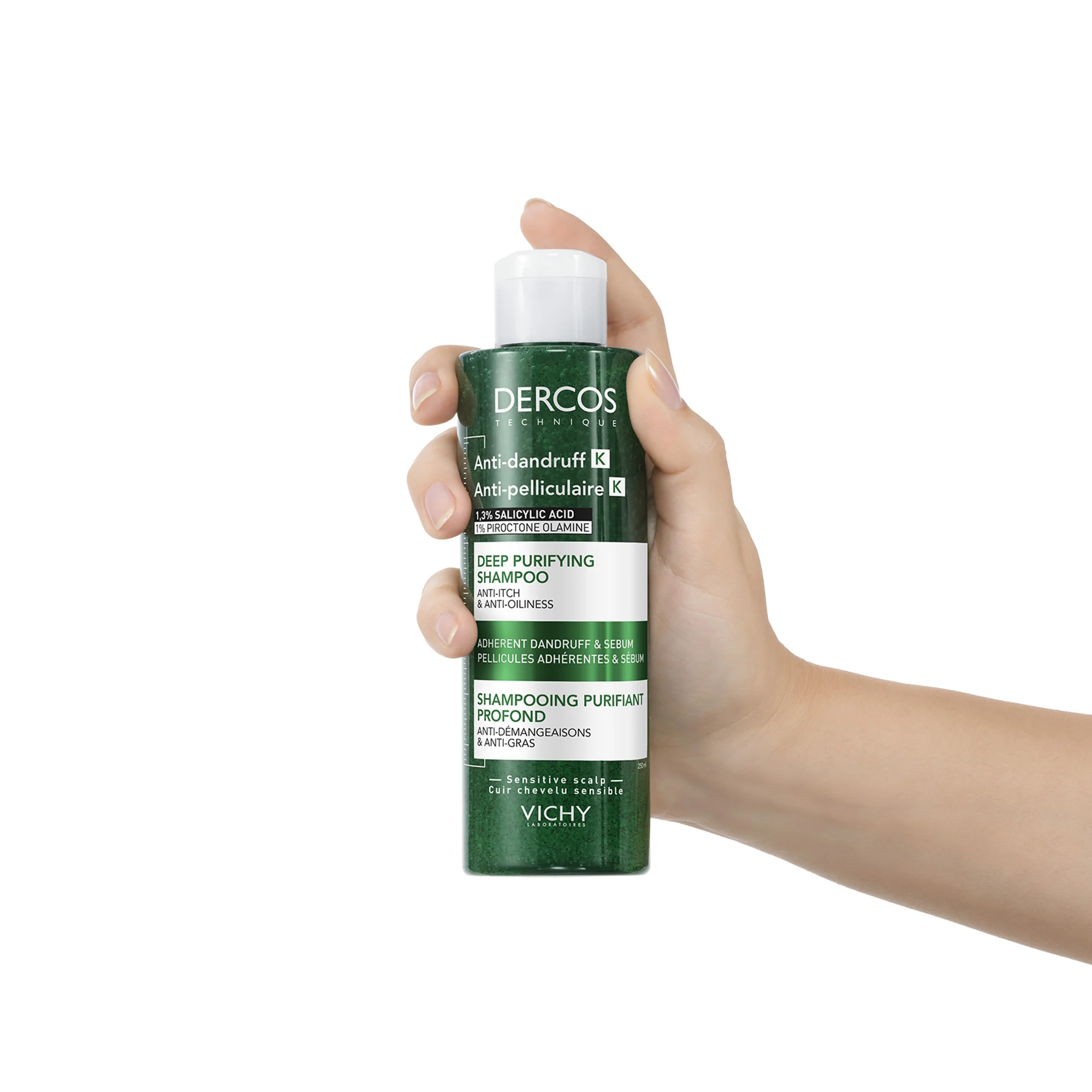 VICHY Vichy Dercos Anti-roos K Intensieve Zuiverende Shampoo 250 ml Anti-roosbehandeling