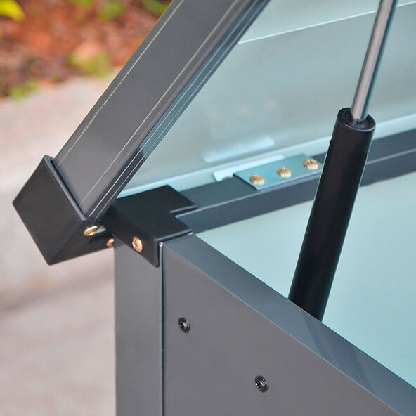 Caixa de armazenamento metálica MEGABOX XL, 400 litros