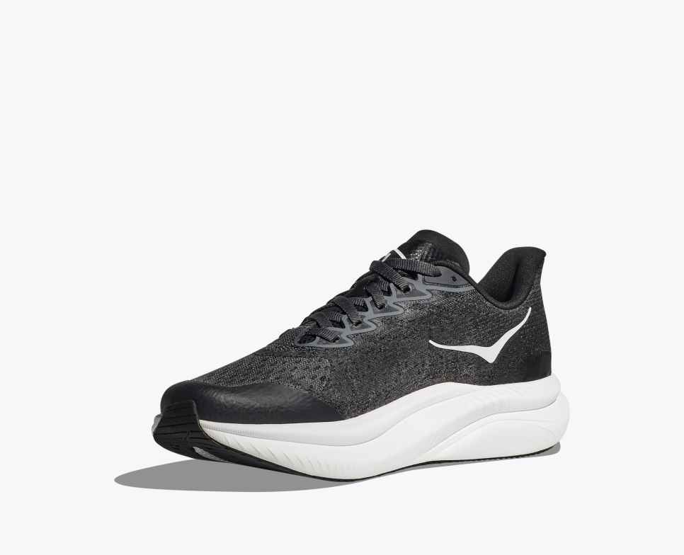 HOKA Mach 6 Zwart/Wit