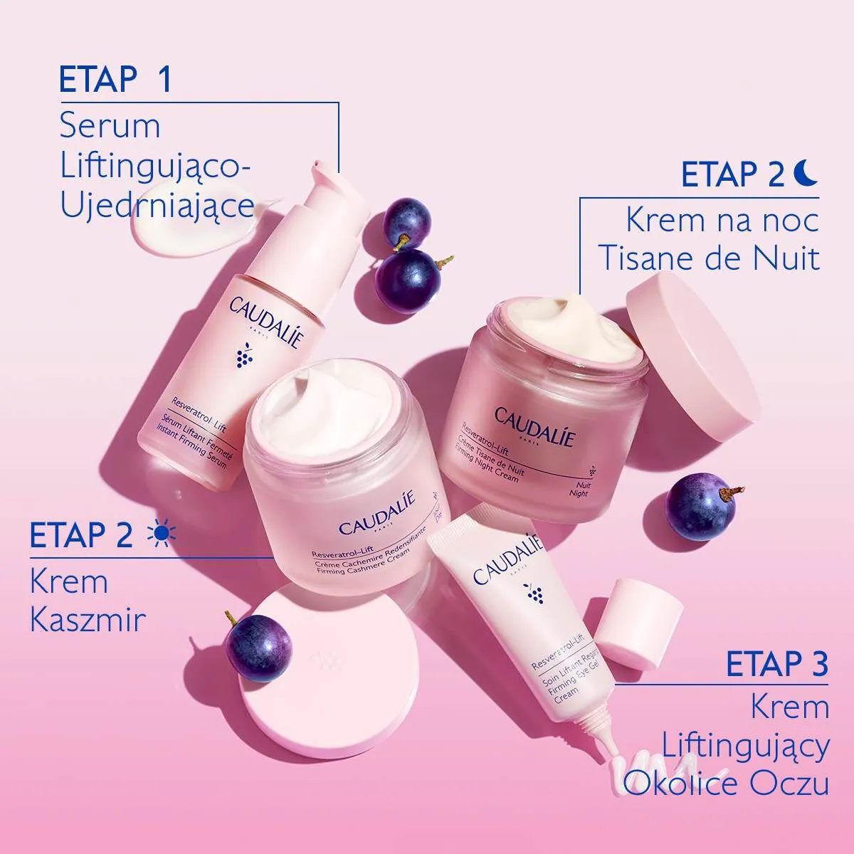 Caudalie Resveratol-Lift Krem na noc - wkład