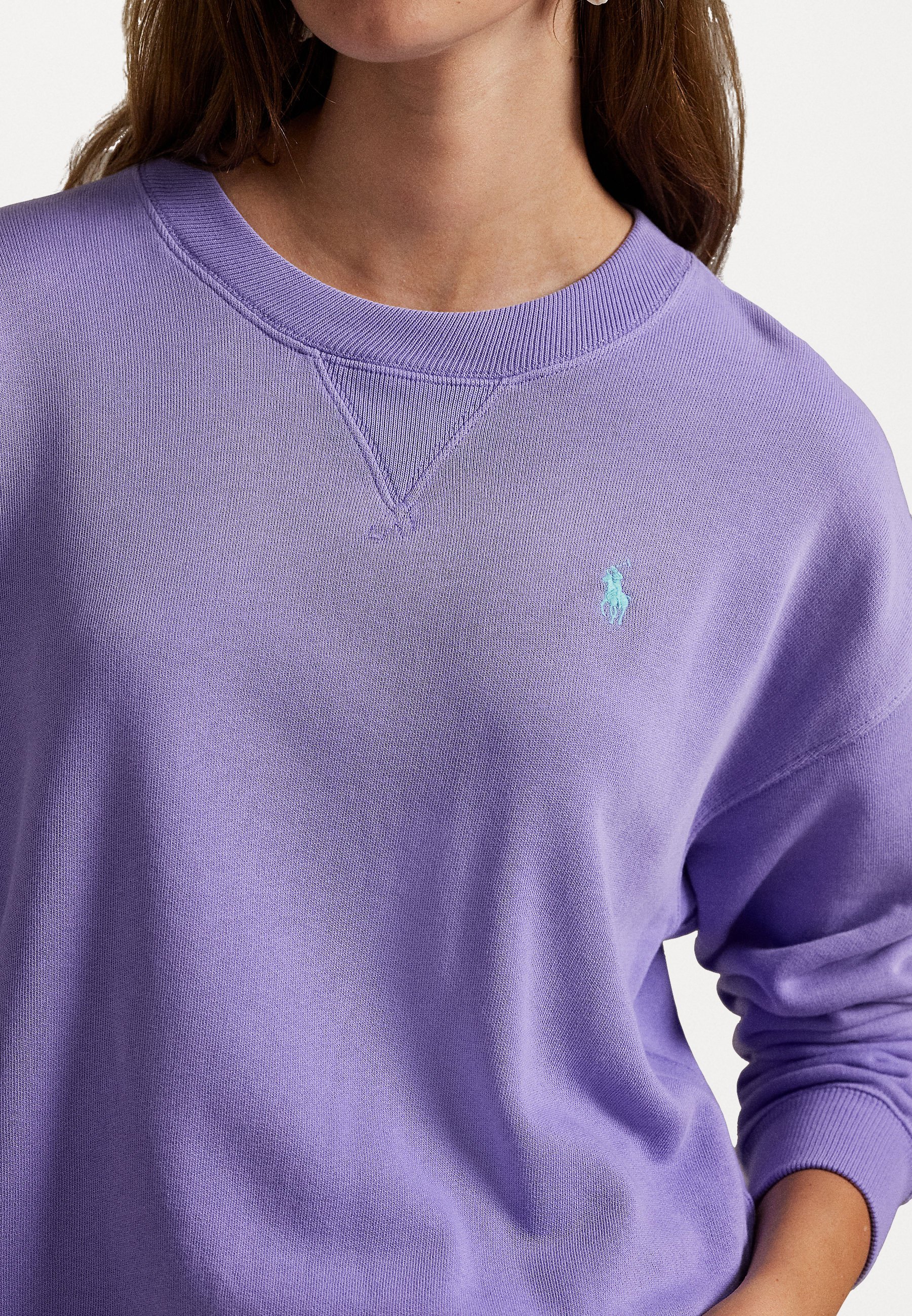 Sweat-shirt Polo Ralph Lauren POLAIRE LÉGÈRE À COL ROND - lilas pur