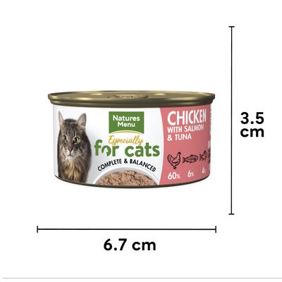 Natures Menu Original Cans Adult - Kuře s lososem a tuňákem