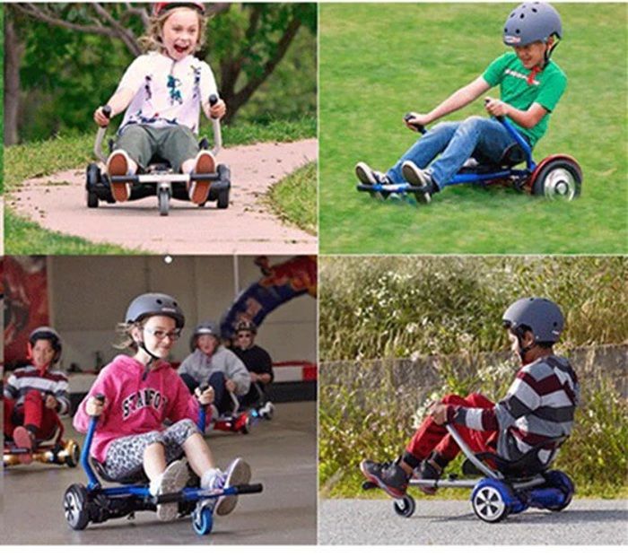 Hoverboard cromado morado de 6,5
