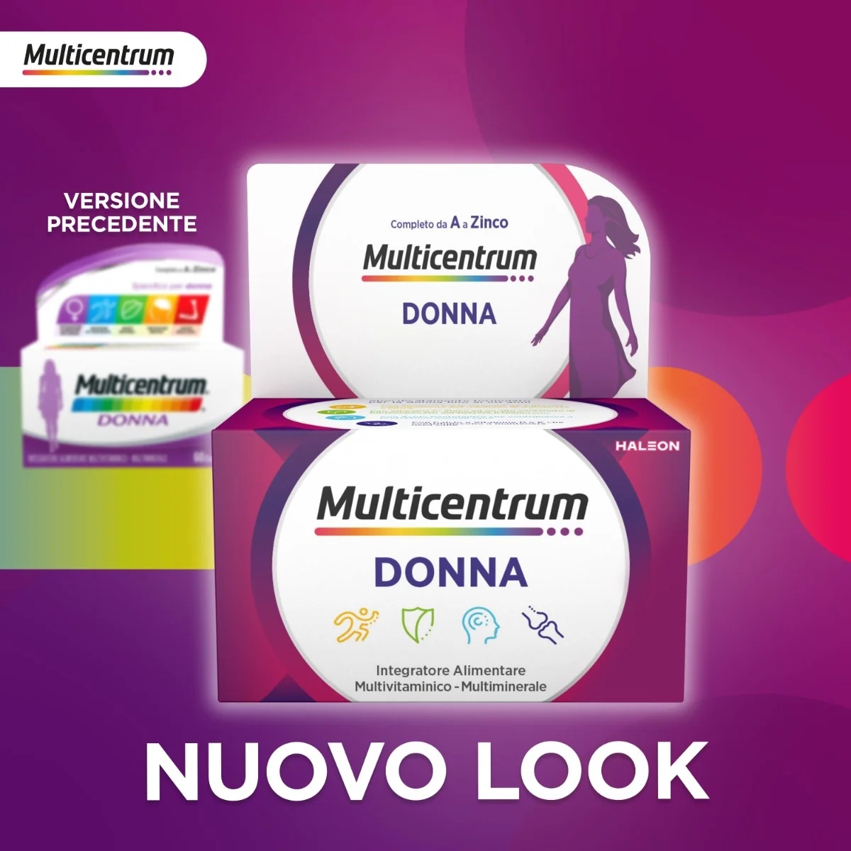 MULTICENTRUM Multicentrum Donna 60 comprimés multivitaminés pour femmes