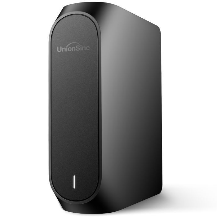 UnionSine Disque Dur Externe 3.5'' USB3.2 Gen2 Type-C 16To Noir - Compatible PC Mac PS4 Xbox TV
