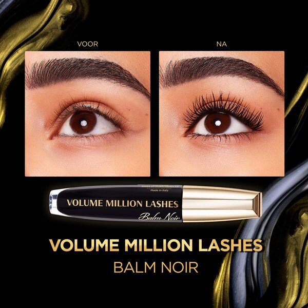 L'Oréal Paris Volume Million Lashes Balm Noir maskara za volumen in volumen odtenek 01 Black 8,9 ml
