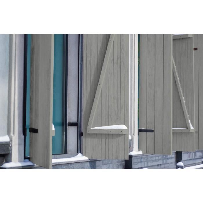 RIPOLIN Peinture Bois Satin Haute Protection 10 ans qui Protège et Magnifie vos Bois - Gris bouleau