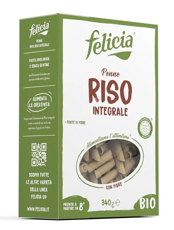 Felicia Biologische Glutenvrije Penne van Bruine Rijst 340g