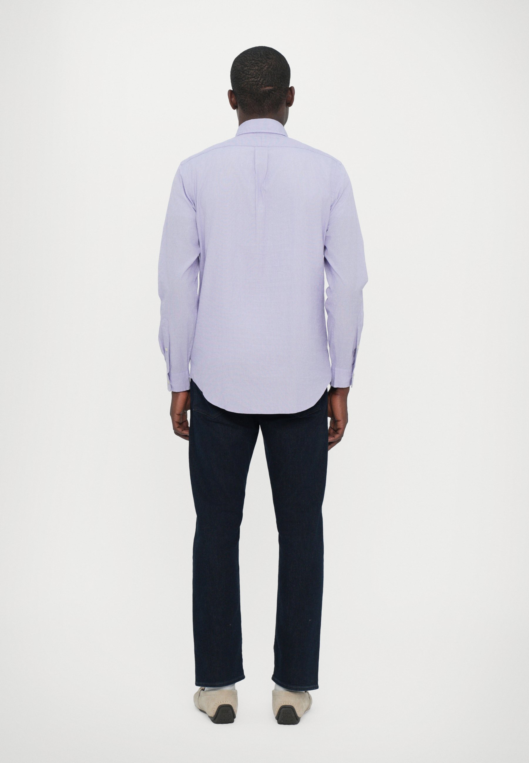 Polo Ralph Lauren Langarm-Sporthemd – Hemd – Lavendel/Weiß