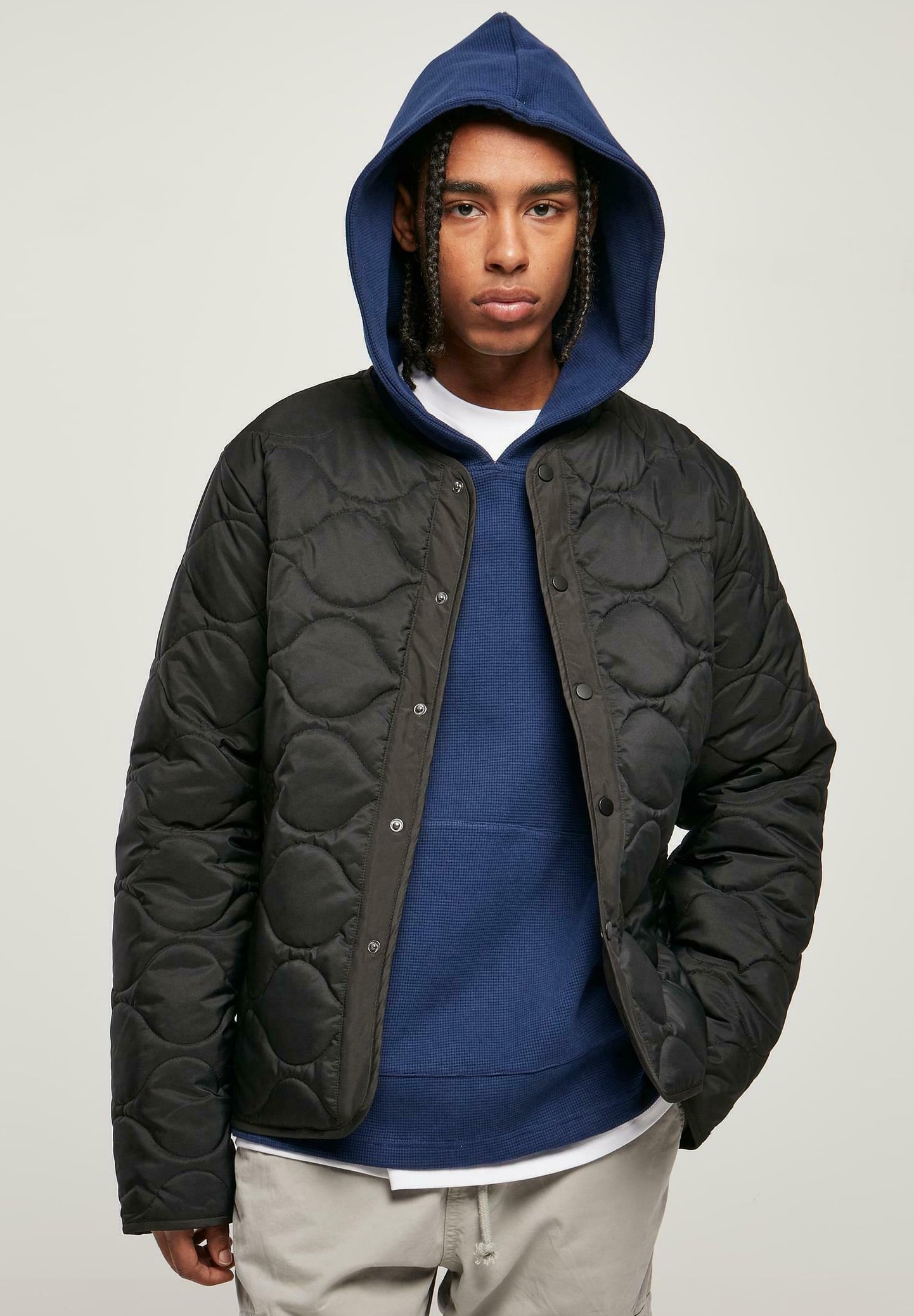 Urban Classics Lichte jas - zwart