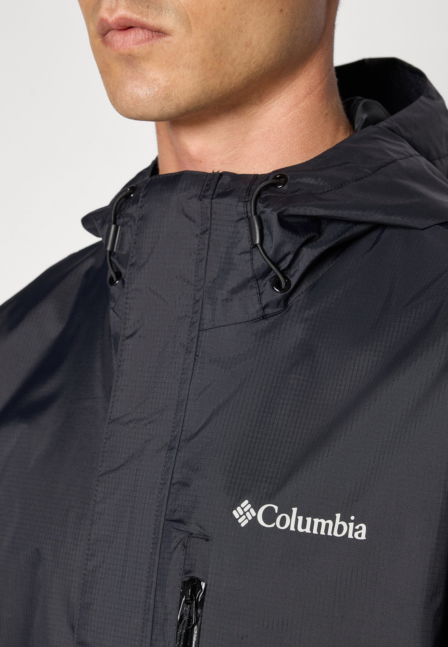Columbia POURING ADVENTURE JACKET - Giacca hardshell - nera