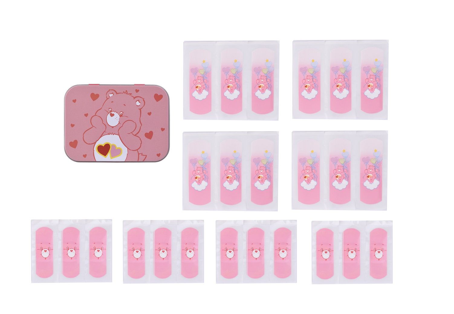 „Care Bears“ metalinė dėžutė su tvarsčiais Pradžia