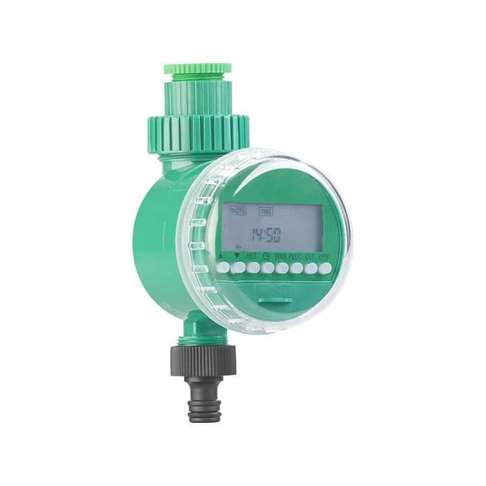 Programmateur d'arrosage électronique - Royal Gardineer - BWC-130 - 16 programmes - écran LCD