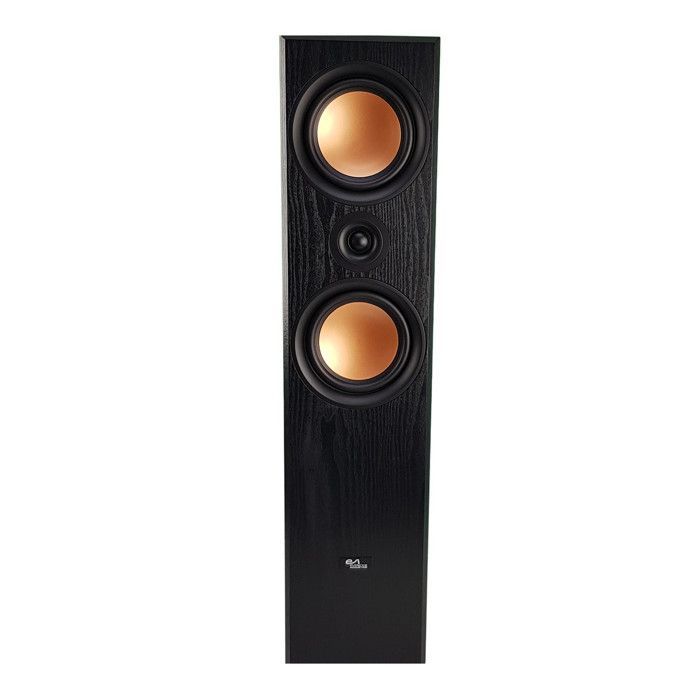 Ensemble Colonnes HIFI/HOME-CINÉMA 1000W PMPO, Enceintes EA-800-PG, Ampli stéréo 100W, USB MP3 SD Bluetooth FM, 2 Micros karaoké