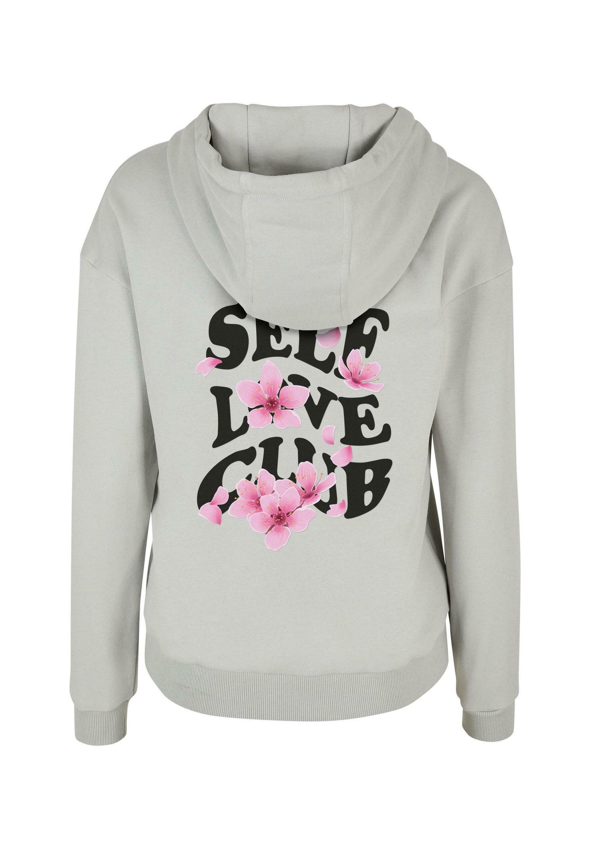 Mister Tee SELF LOVE CLUB - Sweat à capuche - lightasphalt
