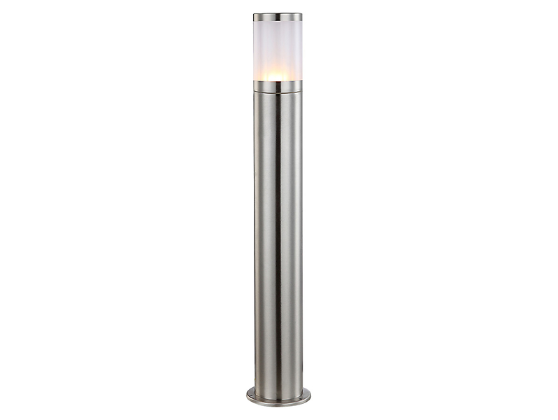 Lampa stojąca zewnętrzna Xeloo 80 stalowa srebrna