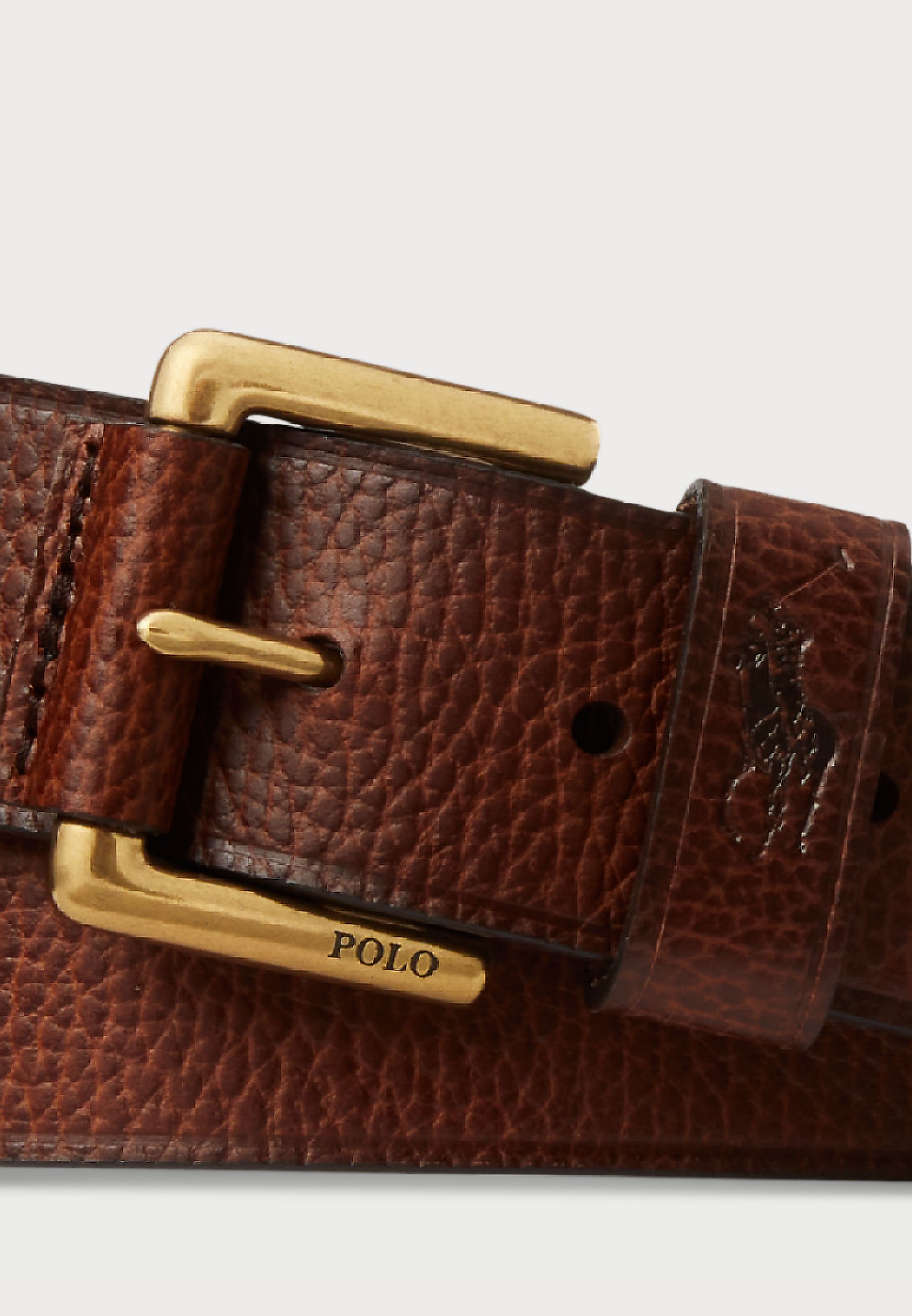 Polo Ralph Lauren KEEP BELT MITTELSCHNALLE - Gürtel - braun