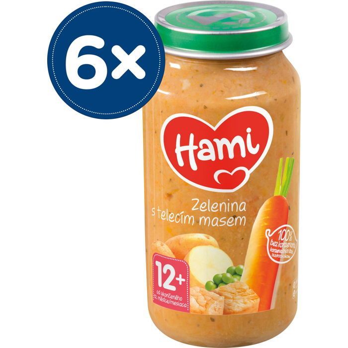 Hami-kasviksia vasikanlihalla 6 x 250 g