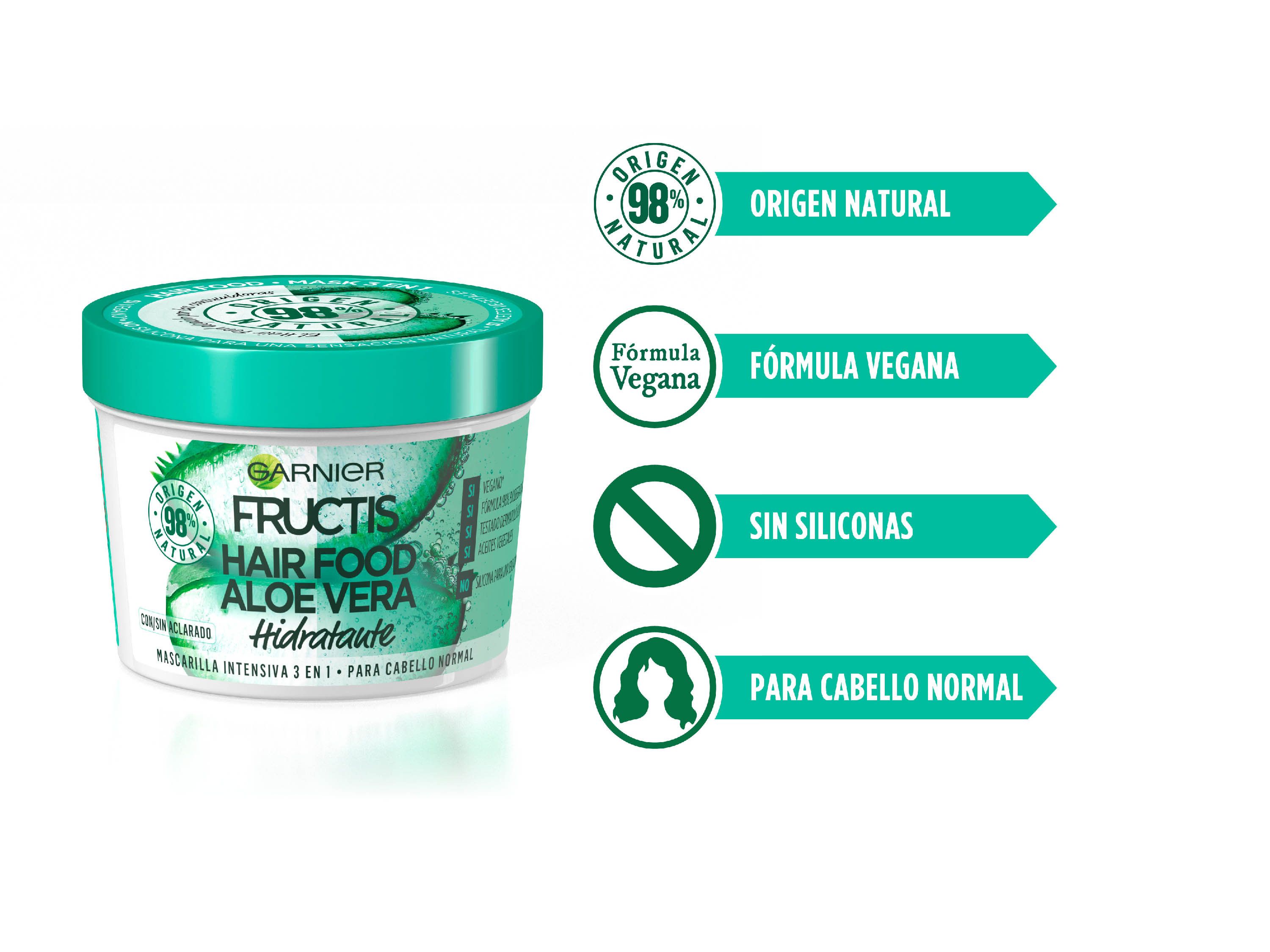 Vlasová maska 3 v 1 Fructis Hair Food s aloe vera Vlasové masky