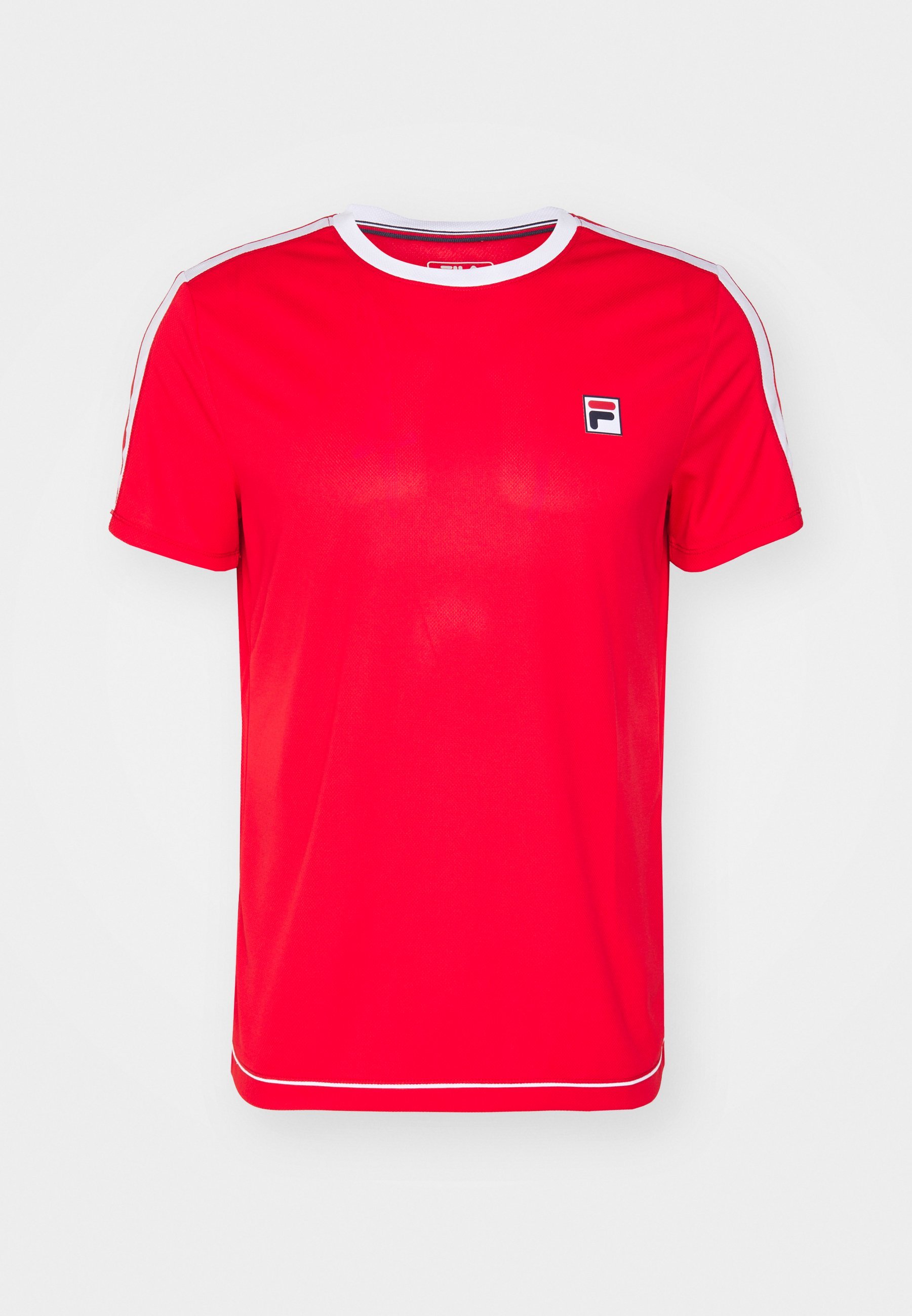 Camiseta esportiva Fila ELIAS - vermelha/branca