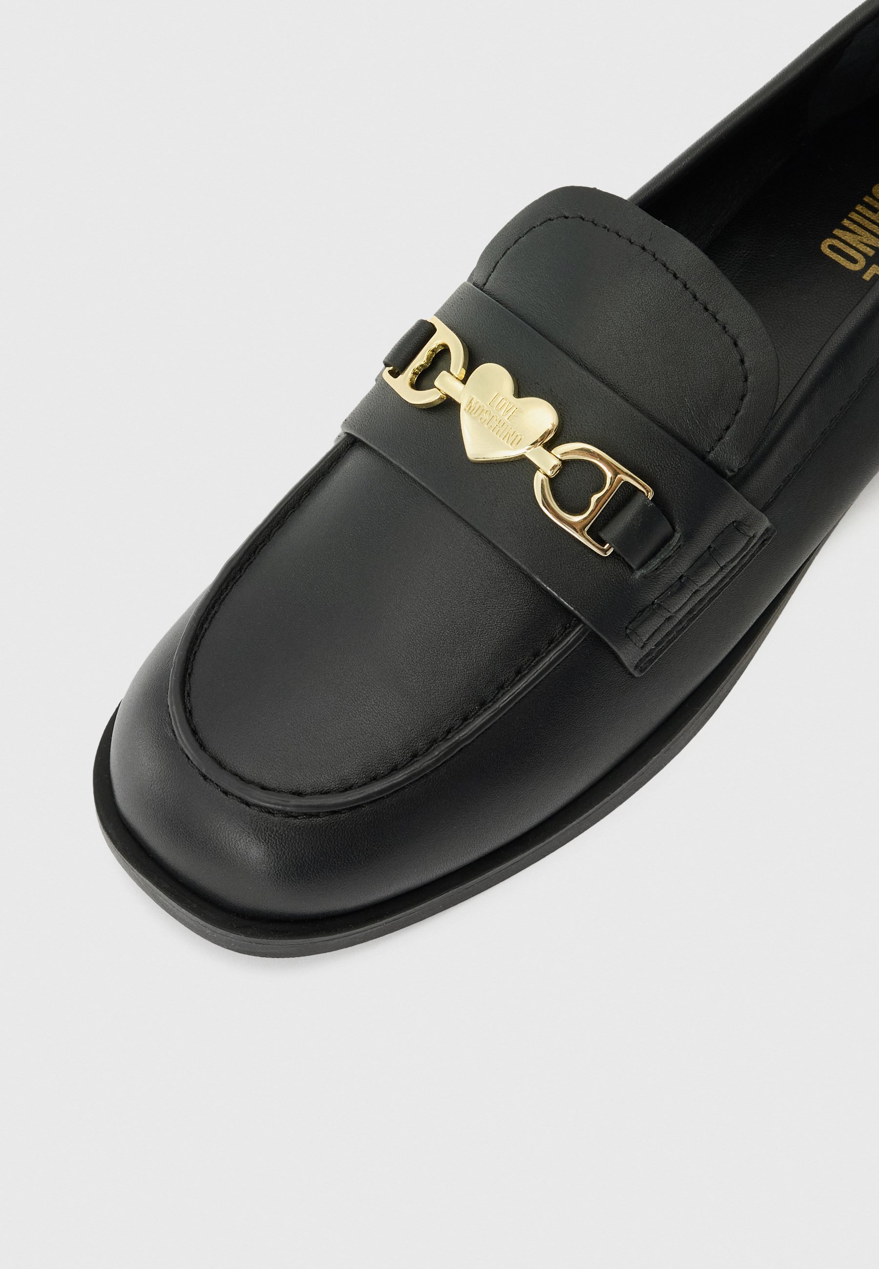 Love Moschino LOVELY COLLEGE - Instappers - zwart
