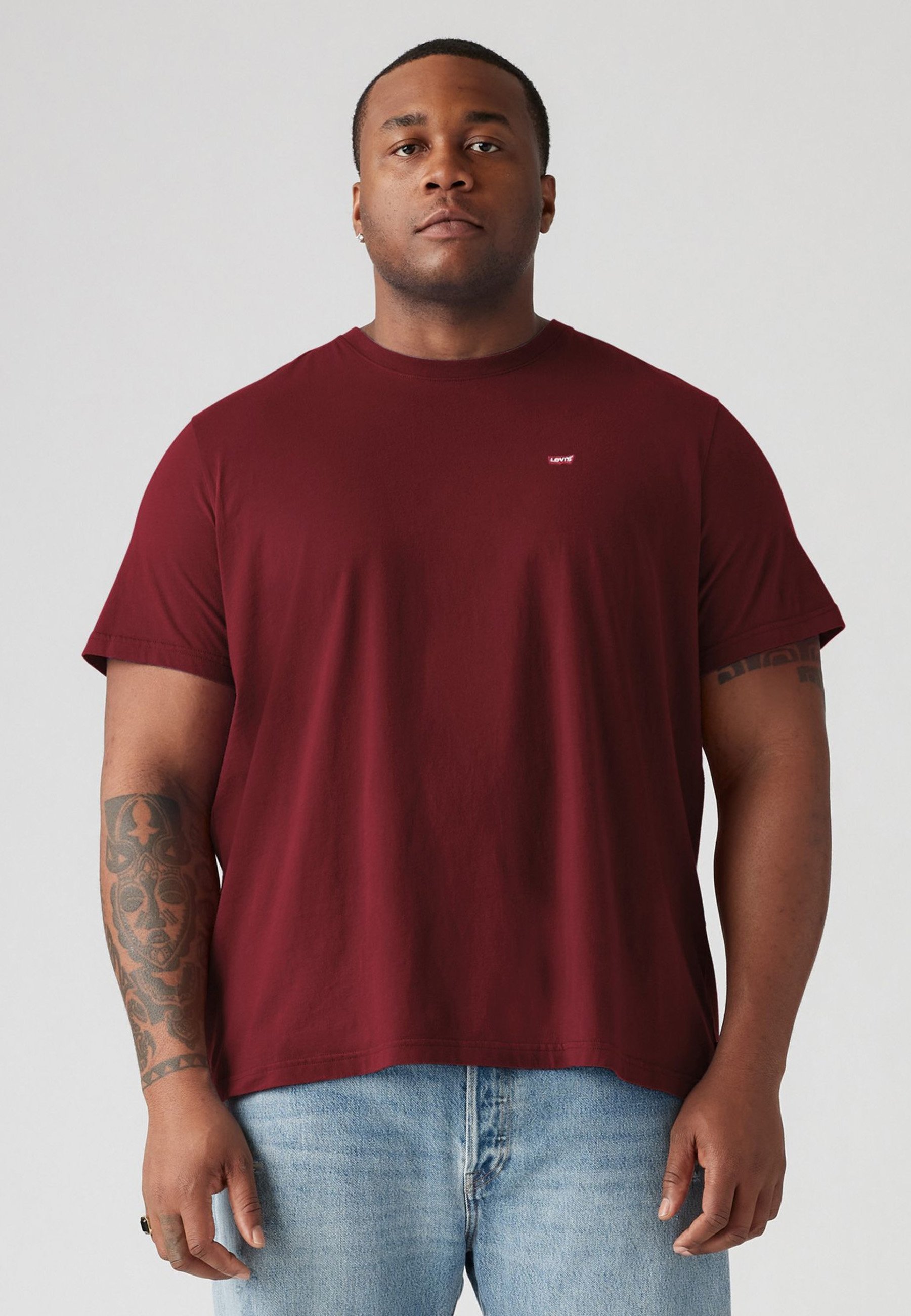 Levi's® Plus BIG ORIGINAL TEE - Basic T-Shirt - Tawny Port