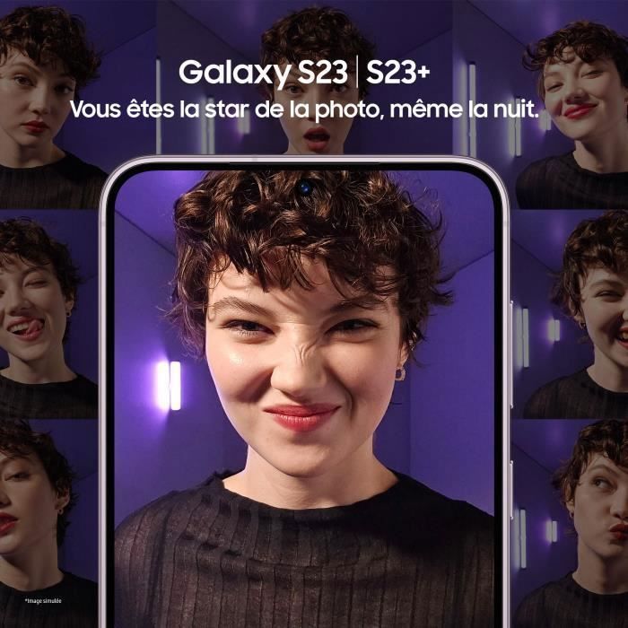 SAMSUNG Galaxy S23 256Go 5G Lavande Single SIM US Version Smartphone