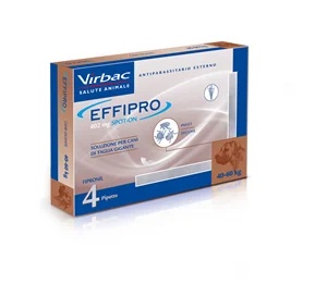 VIRBAC Effipro Spoton Cane 4 pipetas 40 a 60 kg
