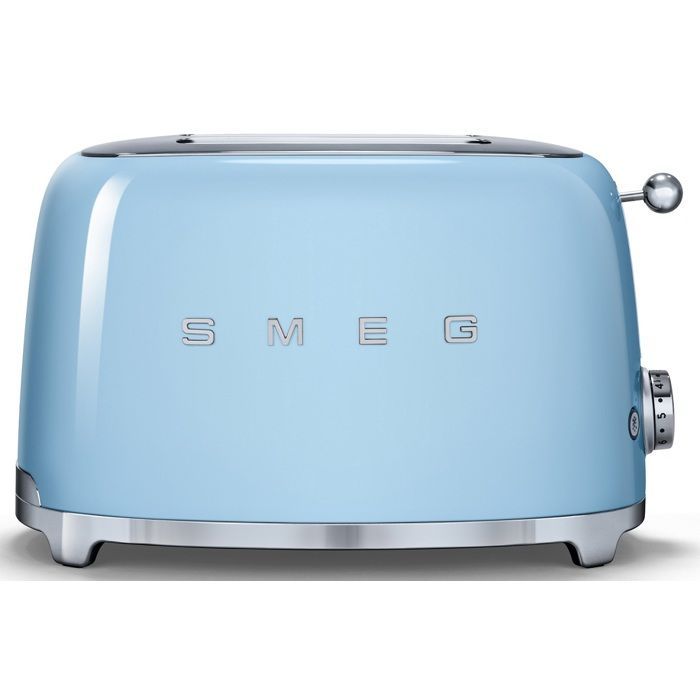 Grille-pain bleu 950W - SMEG - 2 tranches - 6 niveaux de dorage