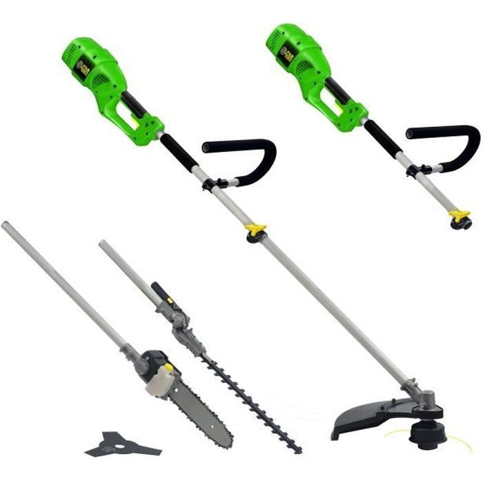 Herramienta de jardinería modular 4 en 1 - FARTOOLS PRO - OMF 900 - 900 W - Capacidad de corte de 360 mm - Alimentación automática del hilo - Hilo de 1,6 mm