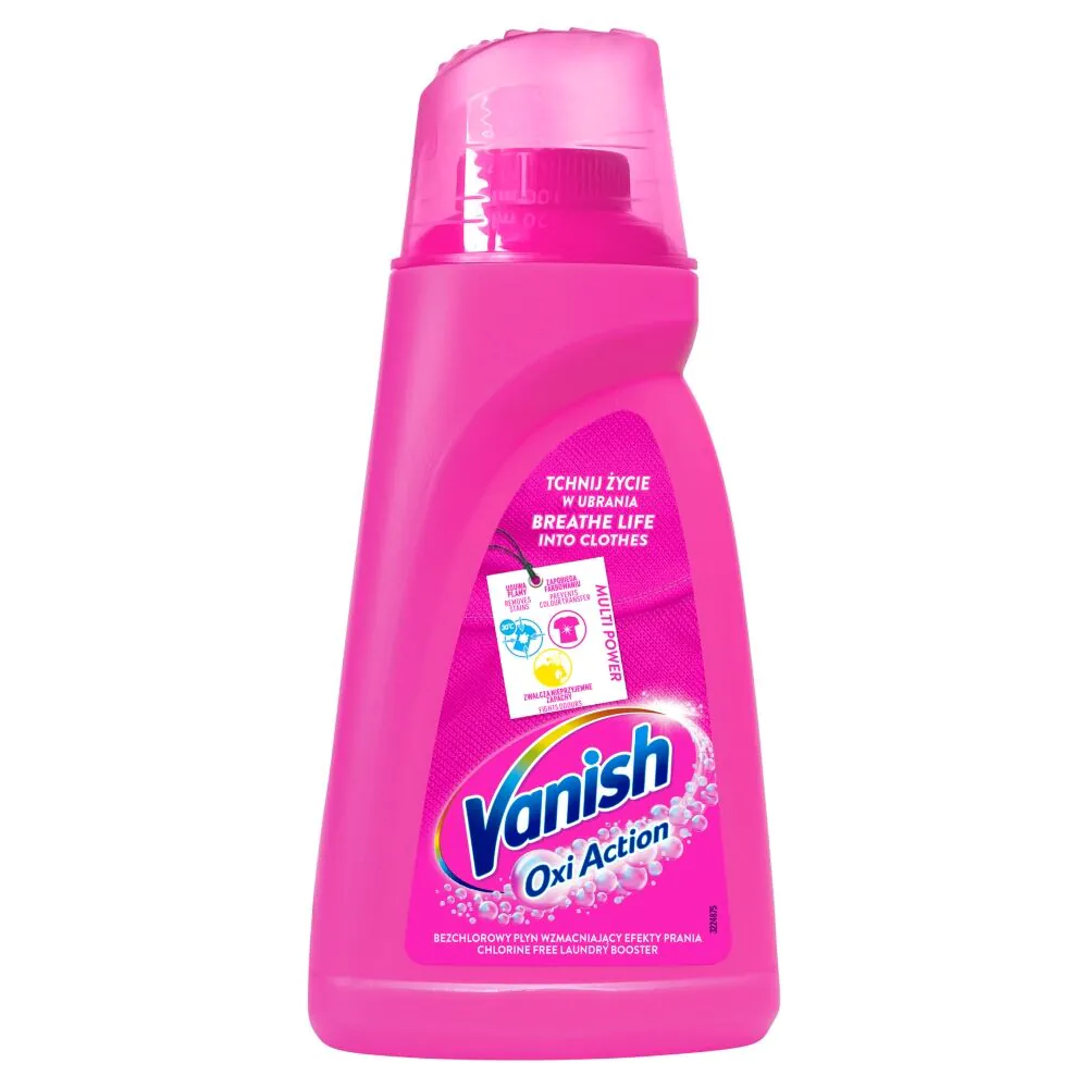 Vanish Oxi Action Pink Odplamiacz do Tkanin w płynie
