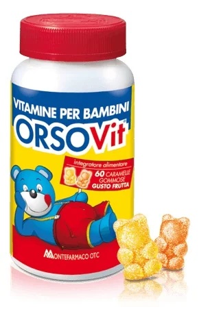 ORSOVIT Orsovit 60 gommes multivitaminées, complément alimentaire